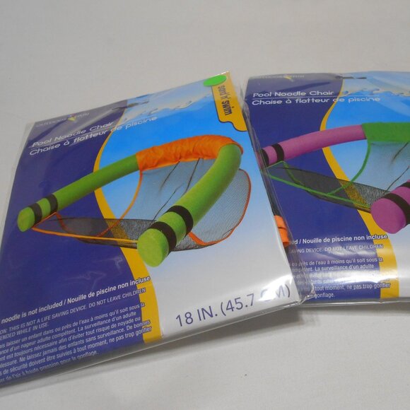 2 NEW Pool Noodle Chairs Sand N' Swim Fun 18" noodle not included 🤿 👩👨 - Picture 7 of 9